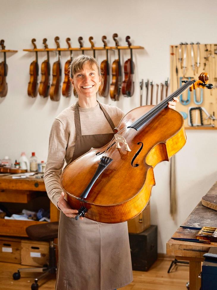 Ausgewählte Geigen, Bratschen und Celli